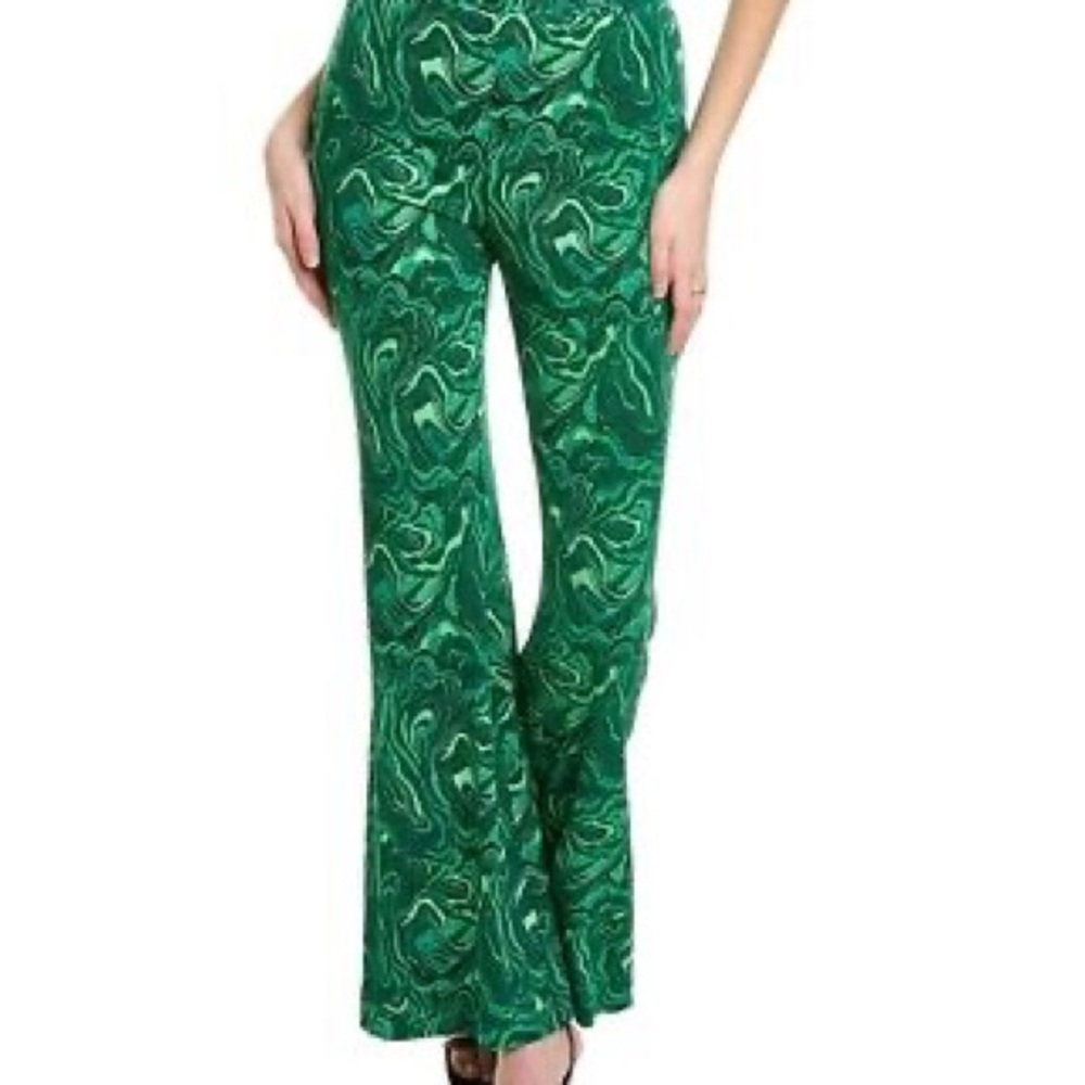 Diane von Furstenburg Brooklyn Pants - Marble Green